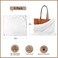 Belinlen 6 Pack 196x157in Purse Dust Bags for Storage Dust Bags for Handbags Silk Cloth Bag With Drawstring for Storage Handbag Purse Shoes BootsWhite