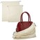 LAKE OF FIRE Dustproof Storage Bags with Drawstring Closure 2Piece Set MultiPurpose Protective Pouches for Handbags Purses Shoes and BootsBeige
