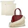LAKE OF FIRE Dustproof Storage Bags with Drawstring Closure 2Piece Set MultiPurpose Protective Pouches for Handbags Purses Shoes and BootsBeige