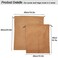 LAKE OF FIRE Dustproof Storage Bags with Drawstring Closure 2Piece Set MultiPurpose Protective Pouches for Handbags Purses Shoes and BootsBrown