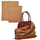 LAKE OF FIRE Dustproof Storage Bags with Drawstring Closure 2Piece Set MultiPurpose Protective Pouches for Handbags Purses Shoes and BootsBrown