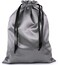 PlasMaller Dust Cover Storage Bags Thick Silk Cloth Pouch with Drawstring For Luxuries Handbags Tote Purses Shoes Boots Silver 126 x 157 in