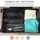 PlasMaller Shoe Storage Bags Microfiber Cloth with Drawstring For Men and Women for Travel Protecting and Storing Shoes Turquoise Set of 4