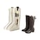 Hewnda Portable 2 Pack Boots Storage Tall Boots Protector Bag Beige Portable Waterproof Storage Bags for Travel Under Bed Wardrobe Shoe Cabinet