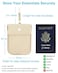 Bamneat RFIDBlocking Travel Bra Wallet Hidden Money Pouch with Adjustable Elastic Strap Ideal Secret Pocket Protect Your Passport Credit Cards Valuables