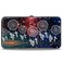 Buckle-Down BuckleDown womens Buckledown Hinge Dream Catcher GalaxyWhite Wallet Multicolor 7 x 4 US