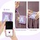 COSHAYSOO Initial RFID Wallet Small Teen Girl Gifts Personalized First Dance Recital Birthday Gift Idea for Flower Girls 6 7 8 9 10 11 12 13 14 Year Old Preppy Cute Girly Stuff Purple A