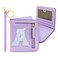 COSHAYSOO Initial RFID Wallet Small Teen Girl Gifts Personalized First Dance Recital Birthday Gift Idea for Flower Girls 6 7 8 9 10 11 12 13 14 Year Old Preppy Cute Girly Stuff Purple A
