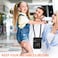 HOTEMIA Neck Wallet for TravelPassport Holder Neck Pouch for Men Women with Adjustable Neck Strap and RFID Blocking Black