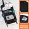 HOTEMIA Neck Wallet for TravelPassport Holder Neck Pouch for Men Women with Adjustable Neck Strap and RFID Blocking Black