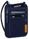 VENTURE 4TH RFID Blocking Travel Neck Wallet for Women Men Security Neck Pouch Passport Holder with Adjustable Strap WaterResistant Nylon Lining Navy