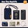 VENTURE 4TH RFID Blocking Travel Neck Wallet for Women Men Security Neck Pouch Passport Holder with Adjustable Strap WaterResistant Nylon Lining Navy