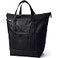 Lands' End Lands End Solid Zip Top Canvas Tote Blackblack XLarge Regular Handle