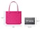 BOGG BAG Medium Tote 15 x 125 x 5 Durable Washable Tipproof Beach Pool Boat Work Sports Haute Pink