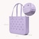 BOGG BAG Medium Tote 15 x 125 x 5 Durable Washable Tipproof Beach Pool Boat Work Sports Lilac Shimmer