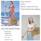 Hibala Woven Large Beach Bag Straw Beach Tote Handmade Weaving Shoulder Tassel Bag Handbag Colorful Alphabet Stickers