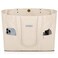 HOMESPON Large Canvas Tote Bag for Women Everything Bag with Pockets and Laptop Sleeve Beige