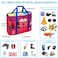 KABAQOO Mesh Beach Bag Extra Large Beach Bags with 9 Pockets Zipper Waterproof Lightweight Beach Tote for BeachPool Trip