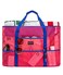 KABAQOO Mesh Beach Bag Extra Large Beach Bags with 9 Pockets Zipper Waterproof Lightweight Beach Tote for BeachPool Trip