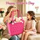 UeKeKicg Medium Beach Bag Rubber Beach Tote Bag Waterproof Washable Durable Open Beach Bag Tote for Beach Boat Pool Sports Lotus Root Starch