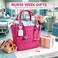 UeKeKicg Medium Beach Bag Rubber Beach Tote Bag Waterproof Washable Durable Open Beach Bag Tote for Beach Boat Pool Sports Lotus Root Starch