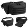 Chardime Tactical Fanny Pack Military Waist Pack for Men Black