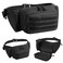 Chardime Tactical Fanny Pack Military Waist Pack for Men Black
