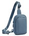 CHOLISS Sling Bag for Women and Men Unisex Adults Lake Blue 47 inches 4 Pockets Nylon Extended Strap Locking Zipper Closure