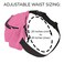 DALIX Small Fanny Pack Waist Pouch S XS Size 24 to 31 in Hot Pink