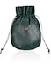 haikyuu Medieval Drawstring Pouch Waist Bag PU Leather Pack Pouch Coin Purse Storage Renaissance Dice Bag green Medium