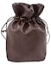 Coskidz Haikyuu Medieval PU Leather Pouch Leather Drawstring Pouch Coin Purse Storage Renaissance Dice Bag S Brown