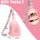 I IHAYNER Girls Sling Bag Fanny Pack Crossbody Bags with Initial Letter for Teen Girls Gift Trendy Stuff Chest Bag for Travel PinkE