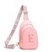 I IHAYNER Girls Sling Bag Fanny Pack Crossbody Bags with Initial Letter for Teen Girls Gift Trendy Stuff Chest Bag for Travel PinkE