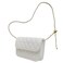 Innturt INNTURT Mini Belt Bag Synthetic Leather Quilted Crossbody Bag for Women Trendy Accessories Small White