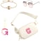 Deerhobbes Design Letter Waist Pack for GirlsInitial Fanny Pack Personalized Gift Bag