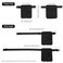 LuFOX LUFOX Server Pouch Bag Restaurant Waiter Waist Money Pouch Restaurant Apron Bag with Adjustable Belt