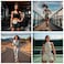 NGIL Mini Belt Bag for Women Crossbody Pack Workout Traveling Running Hiking Waist Bag with Adjustable Strap Ivory