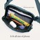 ODODOS Unisex Mini Belt Bag with Adjustable Strap Small Fanny Pack for Workout Running Traveling Hiking Blue