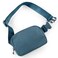 ODODOS Unisex Mini Belt Bag with Adjustable Strap Small Fanny Pack for Workout Running Traveling Hiking Blue
