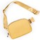 ODODOS Unisex Mini Belt Bag with Adjustable Strap Small Fanny Pack for Workout Running Traveling Hiking Buff Yellow