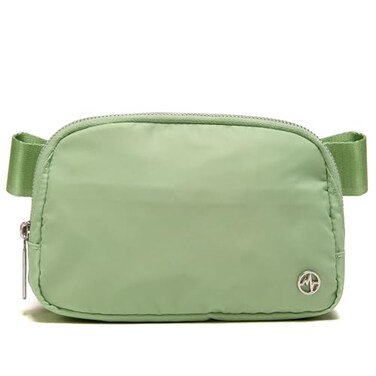 Pander Everywhere Belt Bag for Women Fashion Waist Packs Crossbody Bags with Adjustable Strap Green Asparagus