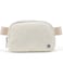 Pander Fanny pack Everywhere Fleece Belt Bag for Women and Men with Adjustable strap Belt 1L Floral White