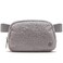 Pander Fanny pack Everywhere Fleece Belt Bag for Women and Men with Adjustable strap Belt 1L Light Grey