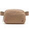 Pander Fanny pack Everywhere Fleece Belt Bag for Women and Men with Adjustable strap Belt 1L Tan
