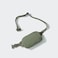 Pander Mini Belt Bag Ultra Compact Fits 67 Phone Lipstick Earbuds Essentials Small Crossbody Waist Purse Grey Sage