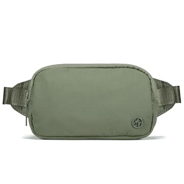 Pander Mini Belt Bag Ultra Compact Fits 67 Phone Lipstick Earbuds Essentials Small Crossbody Waist Purse Grey Sage