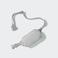 Pander Mini Belt Bag Ultra Compact Fits 67 Phone Lipstick Earbuds Essentials Small Crossbody Waist Purse Pale Grey