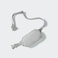Pander Mini Belt Bag Ultra Compact Fits 67 Phone Lipstick Earbuds Essentials Small Crossbody Waist Purse Pale Grey