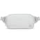 Pander Mini Belt Bag Ultra Compact Fits 67 Phone Lipstick Earbuds Essentials Small Crossbody Waist Purse Pale Grey