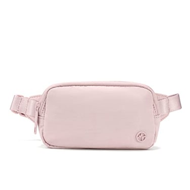 Pander Mini Belt Bag Ultra Compact Fits 67 Phone Lipstick Earbuds Essentials Small Crossbody Waist Purse Pink